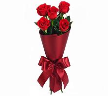 Букет 5 Красных роз Эдлесс Лав в Новом Чиркее