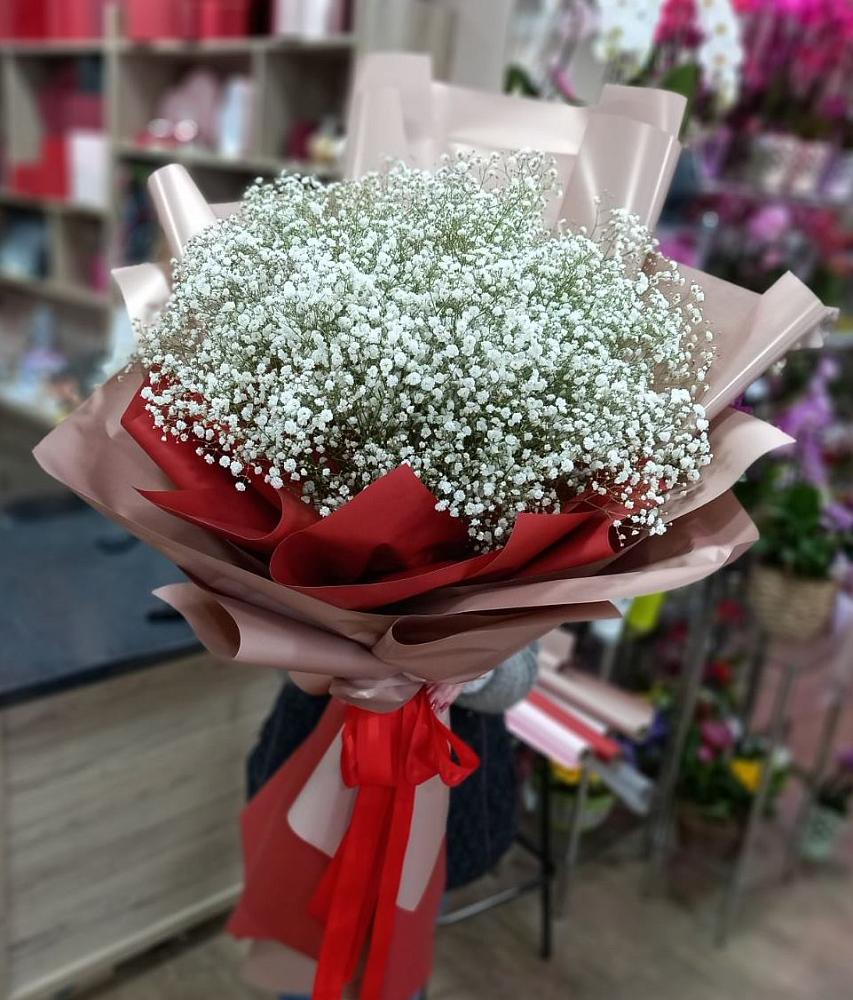 Букет Белые хлопья в Новом Чиркее Букет цветов из: Гипсофила в Новом Чиркее