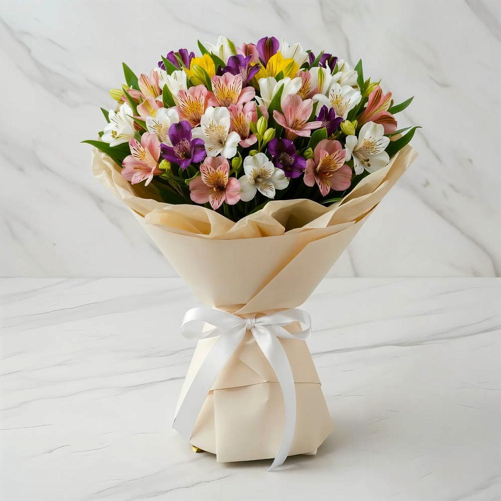 Букет цветов из: Альстромерии в Новом Чиркее