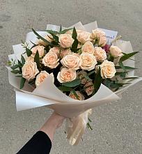Букет Кремовые розы Латте в Новом Чиркее