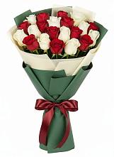 Букет Микс из красных и белых роз #REPLACE_PRED# Новом Чиркее