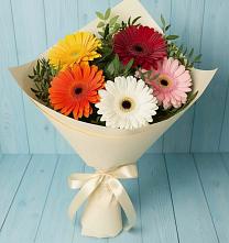 Букет цветов из:  Герберы в Новом Чиркее