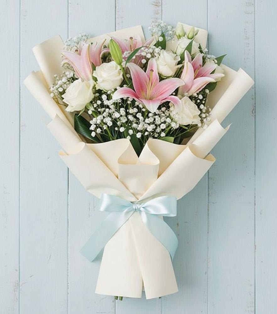 Букет цветов из: Лилии в Новом Чиркее