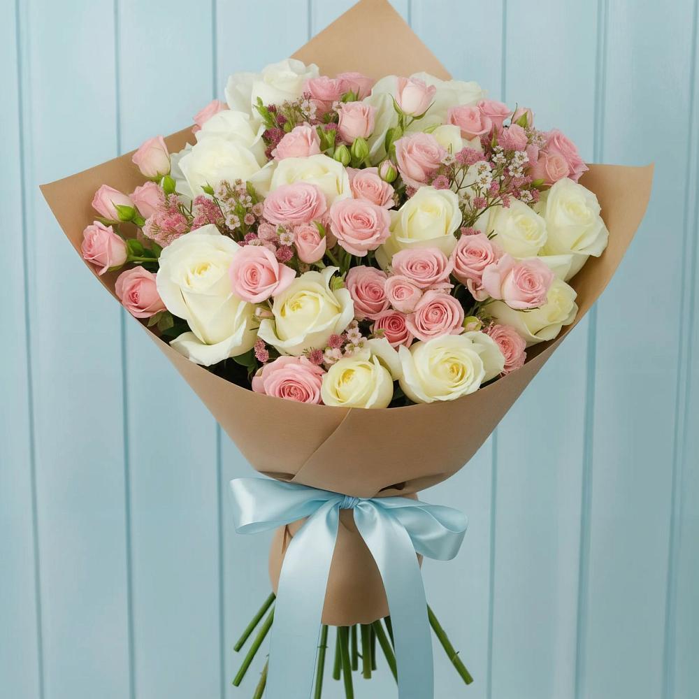 Букет цветов из: Розы в Новом Чиркее