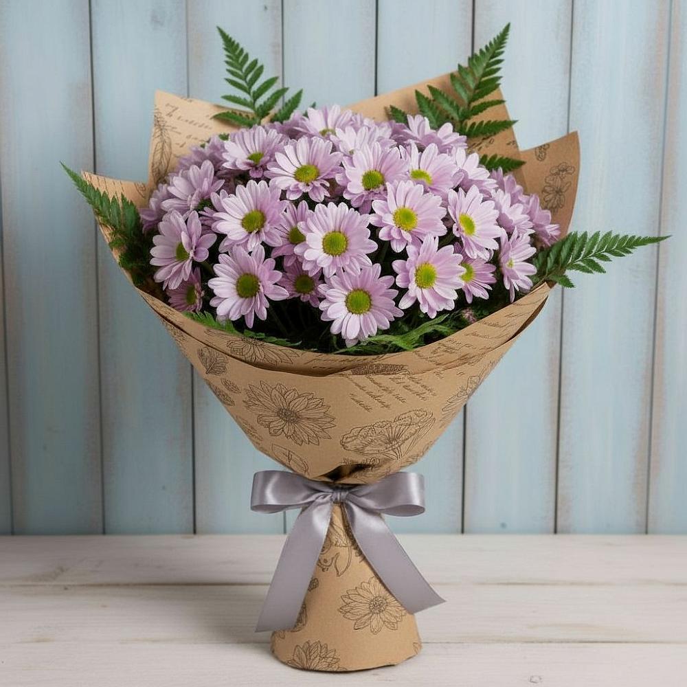 Букет цветов из: Хризантемы в Новом Чиркее