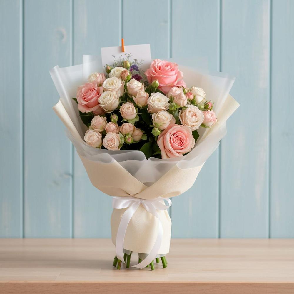 Букет цветов из: Розы в Новом Чиркее