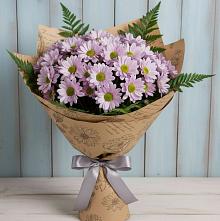 Букет цветов из:  Хризантемы #REPLACE_PRED# Новом Чиркее