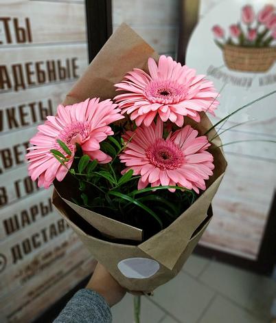 Букет цветов из: Герберы в Новом Чиркее