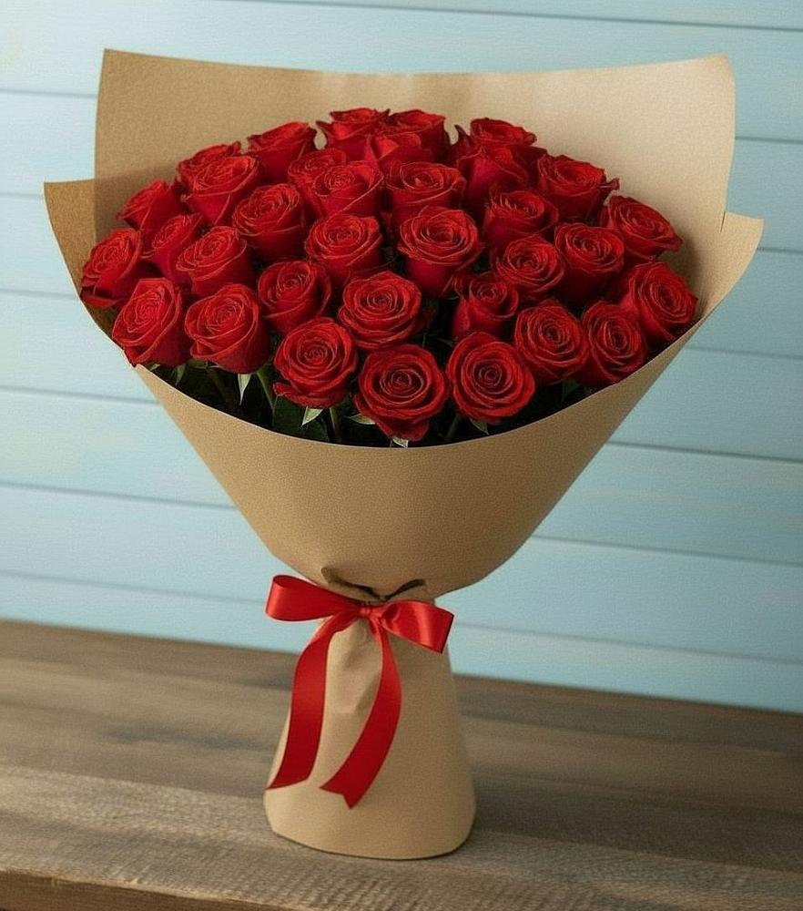 Букет Красные розы Милано в Новом Чиркее