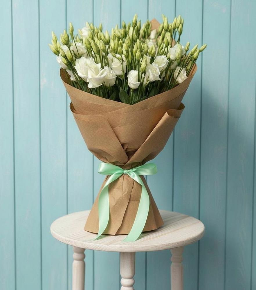 Букет цветов из: Лизиантусы в Новом Чиркее