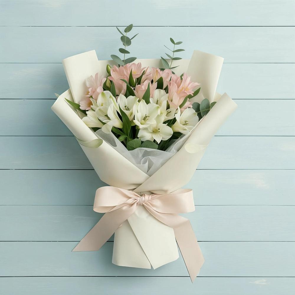 Букет цветов из: Альстромерии в Новом Чиркее