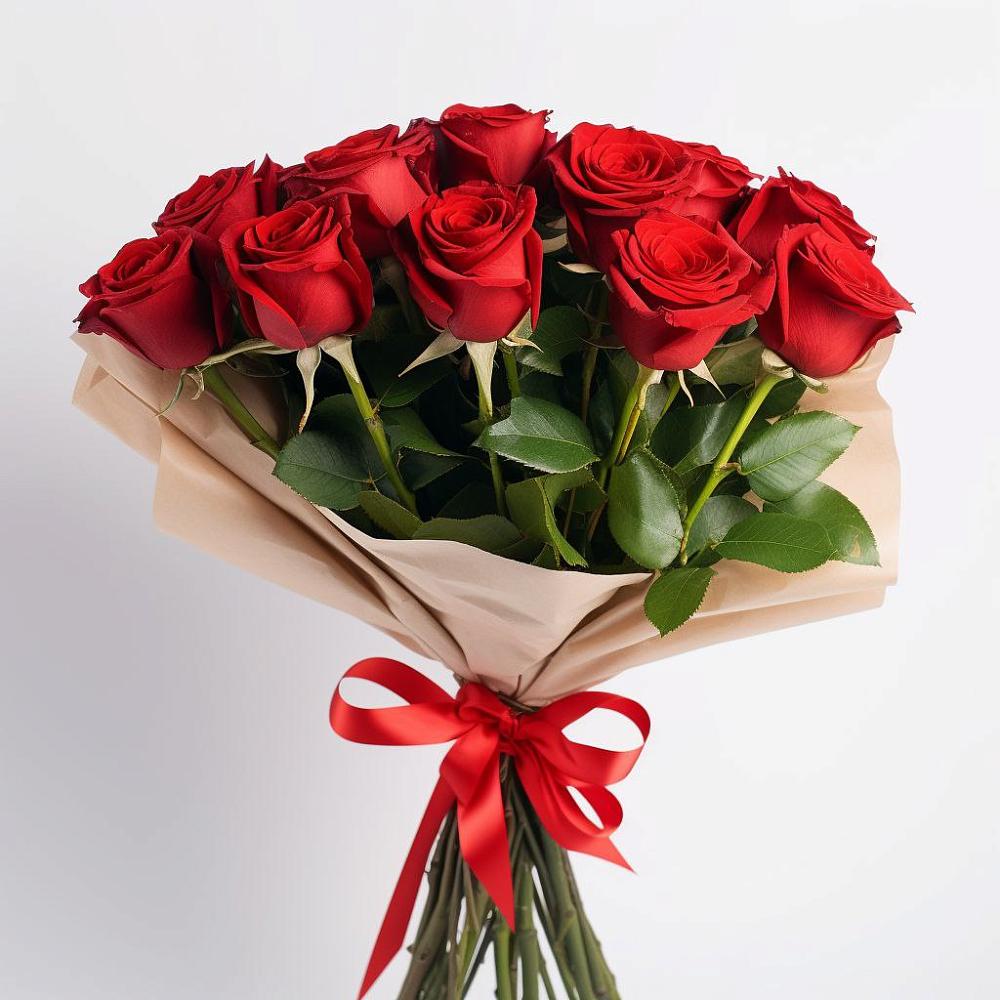 Букет 11 Красных роз Эдлесс Лав в Новом Чиркее